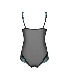 Amanta Body ouvert - Noir et Turquoise